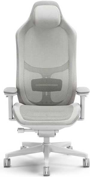 Fractal Refine Gaming Chair, Nylon Reinforced Mesh Fabric Cover, Synchro-Tilt Mechanism, Hubless 65mm with Soft PU Casters, Adjustable Lumbar Support, Class 4 Gas Piston, Mesh Light | FD-CH-RE1M-02