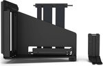 NZXT Vertical GPU Mounting Kit, 175 mm PCIe 4.0x16 Riser Cable, GPU Holder, Sturdy Steel Bracket, Fits perfectly with NZXT H5, H7 and H9 Series, Black | AB-RH175-B1