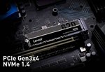 Lexar NM620 2TB SSD, M.2 2280 PCIe Gen3x4 NVMe 1.4 Internal SSD, Up To 3500MB/s Read, 3000MB/s Write, 