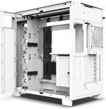  NZXT H9 Elite Dual-Chamber ATX Mid-Tower PC Case, Unique Glass Panel, Intuitive Cable Mgt, 360mm Radiators & 10x120mm Fans Support, Built-in RGB & Fan Controller, USB 3.2 Type-C/A, White | CM-H91EW-01