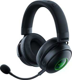 Razer Kraken V3 Pro Wireless Gaming Headset, With Haptic Technology, 50mm Drivers, THX Spatial Audio, 20 Hz-20 kHz Frequency Response, Oval Ear Cushions, Black | RZ04-03460100-R3M1