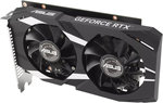 ASUS Dual GeForce RTX 3050 OC Edition Graphics Card, 6GB GDDR6 96-Bit Memory, 1507 MHz Boost Clock, 2304 CUDA Cores, 14 Gbps Memory Speed, PCI Express 4.0 | 90YV0K60-M0NA00