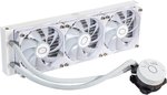Cooler Master MaasaterLiquid 360L Core aRGB Liquid CPU Cooler, 360mm Radiator, 650-1750 RPM Fan Speed, 71.93 CFM Fan Airflow, Aluminum Radiator, 3-Pin Pump Connector, White | MLW-D36M-A18PZ-RW