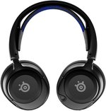 SteelSeries Arctis Nova 4P Wireless Headphones, 360Â° Spatial Audio, 2.4GHz High-Speed Wireless, 36Hr Battery, USB-C, ClearCast Gen 2 Mic, Xbox Series X|S, PC, PS5, Black/Blue | 61641