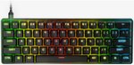 SteelSeries Apex 9 Mini Gaming Keyboard with Fast Optical Switches, Linear OptiPoint Optical Switches, 100M Keypresses, 5 Custom Profiles, Per Key RGB Illumination, US, Black | 64837