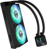 ASUS Prime LC 240 aRGB Liquid CPU Cooler, 240mm Radiator, PRIME LC 24025 Integrated Fan, 2200 RPM Fan Speed, 75.7 CFM Airflow, 400mm Sleeved Rubber Tube, Black | 90RC0111-B0EAY0