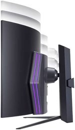 LG 45GR95QE-B 45'' UltraGear WQHD OLED Curved Monitor, 240Hz Refresh Rate, 0.03ms Response Time, 21:9 Aspect Ratio, 1.07B Color Depth, 178Âº Viewing Angle, HDR 10, Black | 45GR95QE-B