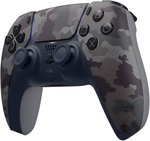 Sony PlayStation 5 DualSense Wireless Controller, Haptic Feedback & Adaptive Triggers, Bluetooth, Built-in Mic, Headset Jack & Speaker, Built-in Battery & USB Type-C, Grey Camouflage | G-CAMO