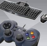 Logitech F310 Wired Gamepad, Works with Android TV, Extensive Game Support, 4 Switch D-Pad, Easy to Set Up, Comfortable Grip, 1.8 Meter Cord Length, Blue - Black | 940-000138 / 940-000112