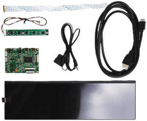 Hyte LCD DIY Kit, 1920 x 515 resolution, 45% NTSC Color Gamut, 2.9W Power Usage | NV126B5M N42 V3.2