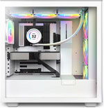 NZXT Kraken Elite 360 RGB AIO Liquid CPU Cooler, 360mm Alumnum Radiator, 2.36" LCD Display, 3x 120mm PWM Fans, 1800 RPM Fan Speed, 78.86 CFM Airflow, 15.7" Nylon Rubber Tubing, White | RL-KR36E-W1