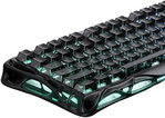 GravaStar Mercury V75- HE Gaming Keyboard, 75% Layout, Jade Pro Switch, 8kHz Polling Rate, Semi-Aluminum Construction, Dynamic Rapid Trigger, Stealth Black | V75- HE