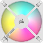 CORSAIR iCUE AR120 Digital RGB 120mm PWM Fan, Up to 1850 PM Speed, Up to 59 CFM Airflow, Low Noise, High Performance, 3-pin ARGB Adapter, PWM Control, White - Triple Pack | CO-9050169-WW