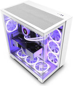 NZXT H9 Flow Edition White ATX Mid Tower Case | CM-H91FW-01