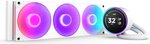 NZXT Kraken Elite 360 RGB (2024) AIO Liquid CPU Cooler, 360mm Radiator, 2.72" IPS 60Hz LCD Display, F360 RGB Core Fan, 75.12 CFM Airflow, 2400 RPM Fan Speed, Fluid Dynamic Bearing, White | RL-KR36E-W2