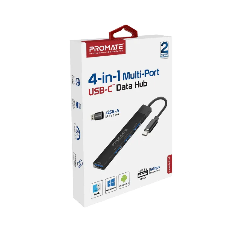 PROMATE HUB 4IN1 USB-C LITEHUB-4