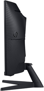 Samsung Odyssey G5 G55C Curved Monitor, 32" QHD VA Display, 165Hz Refresh Rate, 1ms (MPRT) Response Time, 1000R Curvature, AMD FreeSync Technology, Black | LS32CG552EMXUE