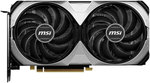 MSI GeForce RTX 4070 Ventus 2X 12G OC Graphics Card, 12GB GDDR6X 192-Bit Memory, 2505MHz Boost Clock, 5888 CUDA Cores, 21Gbps Memory Speed, PCIe Gen 4, 3x DP / HDMI, White | 912-V513-403