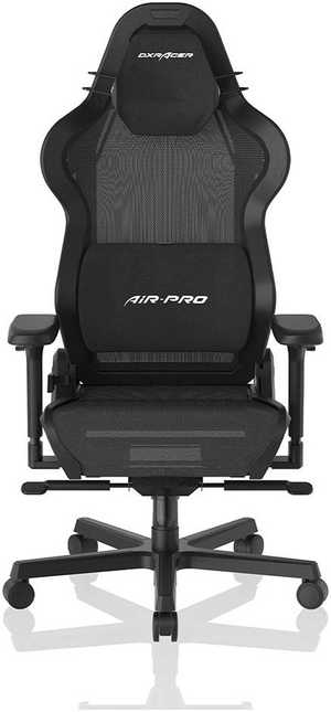 DXRacer Air Pro Stealth Gaming Chair, Ultra-breathable Mesh, 4D Armrests, Magnetic Lumbar Support, 135Â° Adjustable Back Angle, 2.36â€˜â€™ Caster Wheels, Up to 100Kg Weight Support, Black | AIR-R1S-N.N-B4