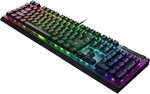 Razer BlackWidow V4 X Mechanical Keyboard, Razer Green Switches, Wired Connectivity, Multi-Functional Roller, 6 Dedicated Macro Keys, Doubleshot ABS Keys, ENG-ARAB Layout, Black | RZ03-04703500-R391