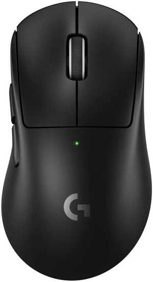 Logitech PRO X SUPERLIGHT 2 DEX LIGHTSPEED Wireless Gaming Mouse, Hero Sensor 2, 44000 DPI, Up To 8 kHz Polling Rate, Responsive Optical Precision, Up To 95 Hours Battery, Black | 910-007328