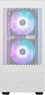 GAMDIAS TALOS E3 MESH RGB ATX Mid Tower PC Case, Tempered Glass Panel, Excellent Airflow Design, Up to 360mm Radiator & x5 Fans, USB 3 / USB 2x2 / HD Audio/Fan LED Control, White | GD-TALOS-E3-WH-MESH