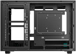 DeepCool CH260 Micro-ATX Computer Case, Up to 360mm Radiator, Up to 6x 120mm Fan Support, 4x Expansion Slots, Tempered Glass Side Panel, Wraparound Mesh Panels, Black | R-CH260-BKNGM0-G-1