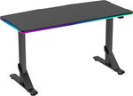 Navodesk APEX COREDESK, Gaming Desk with Dynamic RGB Lights, Heavy Duty RGB Gaming Table/Desk Black, Premium Home Office Desk and Gamer Workstation (Black, 133 x 60 CM)
