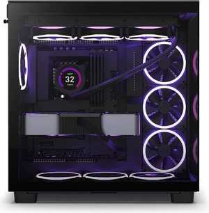 NZXT H9 Flow Edition Black ATX Mid Tower Case CM-H91FB-01