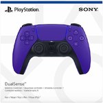 Sony PlayStation DualSense Wireless Controller, For PS5, Haptic Feedback, Adaptive Triggers, Built-in Microphone And Headset Jack, Galactic Purple | CFI-ZCT1GP