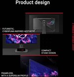 ASUS ROG Strix OLED XG27AQDMG Gaming Monitor, 27" QHD WOLED Display, 240Hz Refresh Rate, 0.03ms (GtG) Response Time, FreeSync Premium & G-SYNC Compatible, Black | 90LM0AH0-B01A70