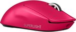 Logitech G Pro X Superlight 2 Lightspeed Wireless Gaming Mouse, Lightforce Hybrid Switches, HERO 2 Sensor with 32,000 DPI, 5 Prog Buttons, Up to 95H Battery Life, USB-C, PC & Mac, Pink | 910-006798