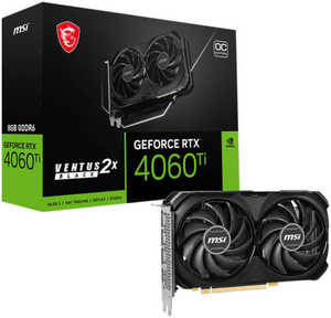 MSI VGA RTX4060TI VENTUS 2X OC BLK 8GB