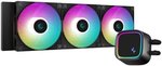 DEEPCOOL AIO Liquid Cooler LS720 A-RGB R-LS720-BKAMMT-G-1 360mm Radiator, 120mm ARGB Fans, 500~2250 RPM Fan Speed, 85.85 CFM