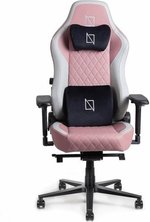 Navodesk APEX Cloud Leather Ergonomic Gaming Chair, 155Â° Reclining High Back Chair, 4D Metal Armrest, Magnetic Memory Foam Headrest, Lumbar Support, 60mm Castors, Bubblegum | B0CCYV5TG2