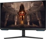 SAMSUNG Odyssey G7 32" 4K UHD 144Hz IPS Gaming Monitor, 1ms(GTG)â€Ž Response Time, G-Sync Compatible, 1 Bn Colors, HDR10+ Gaming, Wi-Fi & Bluetooth, USB Hub 3.0, Black | LS32BG702EMXUE