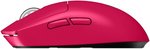 Logitech G Pro X Superlight 2 Lightspeed Wireless Gaming Mouse, Lightforce Hybrid Switches, HERO 2 Sensor with 32,000 DPI, 5 Prog Buttons, Up to 95H Battery Life, USB-C, PC & Mac, Pink | 910-006798