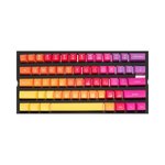 Ducky 108 ABS Doubleshot Afterglow SA Keycaps, Set For Keyboards or MX Compatible, Standard US Layout, 108 Keys, USB Connectivity, Red / Orange / Purple | DKSA108-USADZZWSG