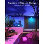  Govee RGBICWW LED Smart Flood Lights, 500 Lumens, RGBIC Technology, 2.4GHz Wi-Fi + Bluetooth Connectivity, 28+ Scene Modes, IP66 Flood Lights & IP44 Adapter Rated Protection, 4-Packs | H7060212