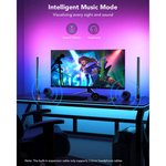 Govee RGBIC Wi-Fi Gaming Light Bars, Smart Dial Controller, RGBIC Technology, 2.4GHz Wi-Fi + Bluetooth Connectivity, 40 Scene Modes 