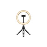 Streamplify Light 10 Ring light black Tripod Stand