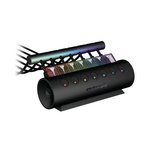 Streamplify HUB CTRL 7 7-Port RGB USB Hub 2.0A USB Port fast Charging Black