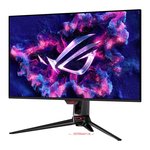 ASUS ROG Swift OLED PG32UCDM Gaming Monitor, 32" 4K QD-OLED Display, 240Hz Refresh Rate, 0.03ms (GtG) Response Time, NVIDIA G-sync, FreeSync Premium Pro & AdaptiveSync, Black | PG32UCDM