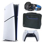 New Playstation 5 Digital Edition Console + Extra Controller + Carrying Case + Headset