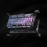 GravaStar Mercury K1 Pro 75% Galaxy Black Wireless Mechanical Gaming Keyboard