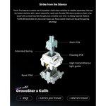 GravaStar Mercury K1 Pro 75% Galaxy Black Wireless Mechanical Gaming Keyboard