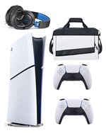 New Playstation 5 Digital Edition Console + Extra Controller + Carrying Case + Headset