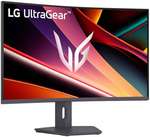LG UltraGear G6 Gaming Curved Monitor, 32" VA Display, QHD Resolution, 180Hz Refresh Rate, 1ms (GtG) Repsonse Time, AMD FreeSync Premium Technology, Black Stabilizer, Black | 32G600A-B