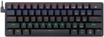 Redragon Elise Pro K615P-KBS Mechanical Keyboard, Blue Key SwitcheT BT5/2.4GHz Dongle/USB-C Cable, English Layout, 1600mAh Battery, Black | K615P-KBS