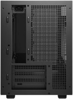 DeepCool CH260 Micro-ATX Computer Case, Up to 360mm Radiator, Up to 6x 120mm Fan Support, 4x Expansion Slots, Tempered Glass Side Panel, Wraparound Mesh Panels, Black | R-CH260-BKNGM0-G-1